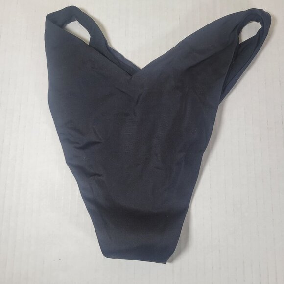 Asos Design Womens Black High Leg Swimwear Beach Summer Bikini Bottoms Size US 2 - Picture 2 of 5